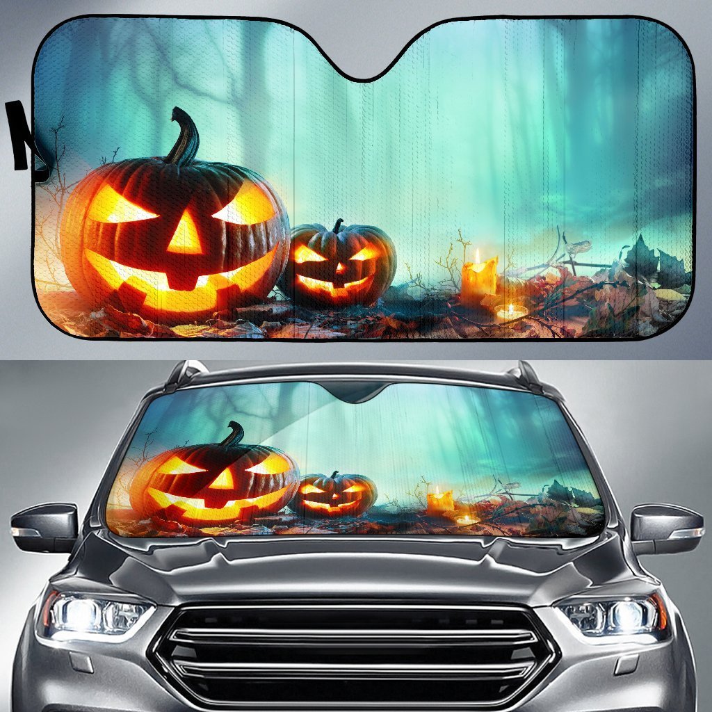 Halloween Haunted Pumpkins Sun Shade Gift Ideas 2022