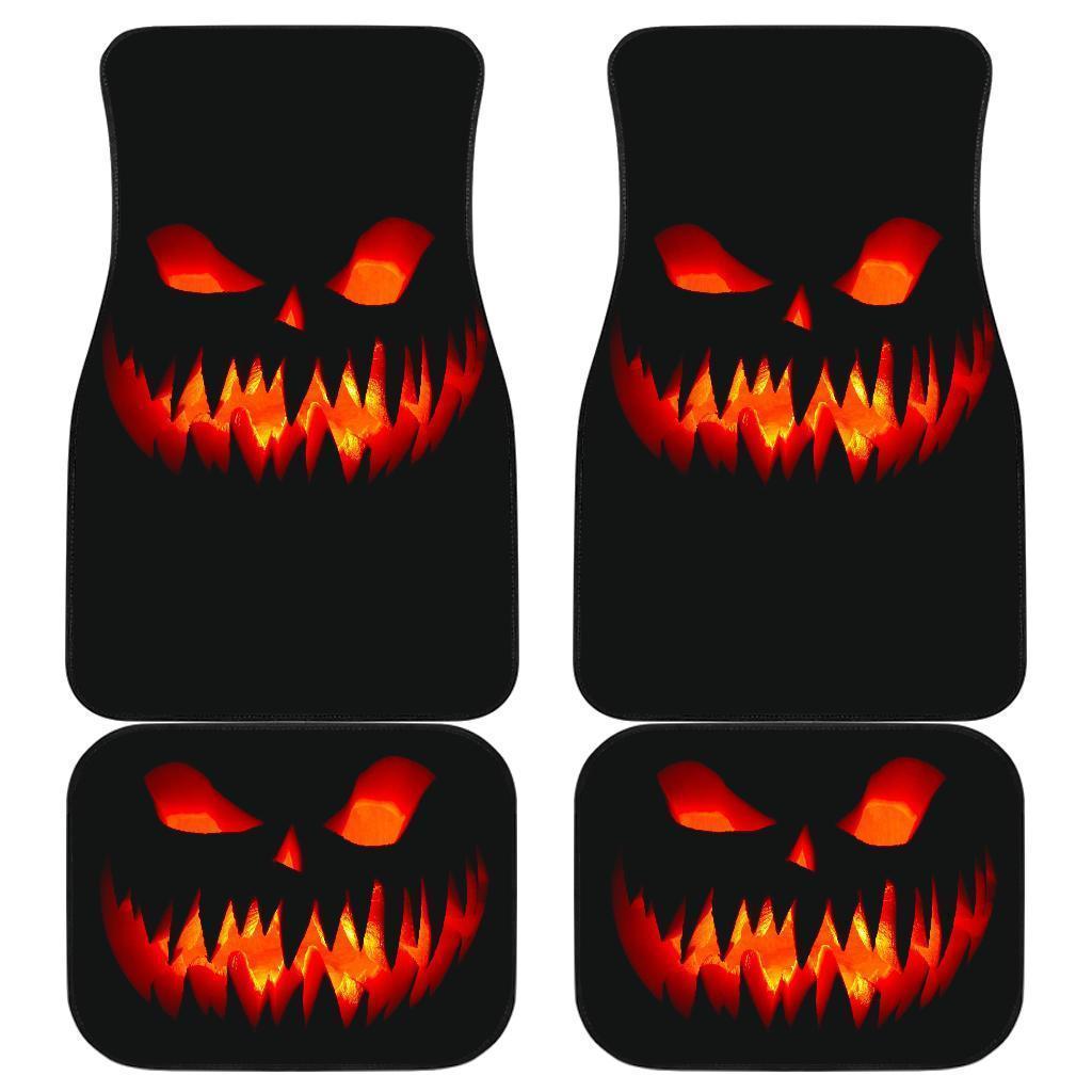 Halloween Pumpkin Evil Car Floor Mats