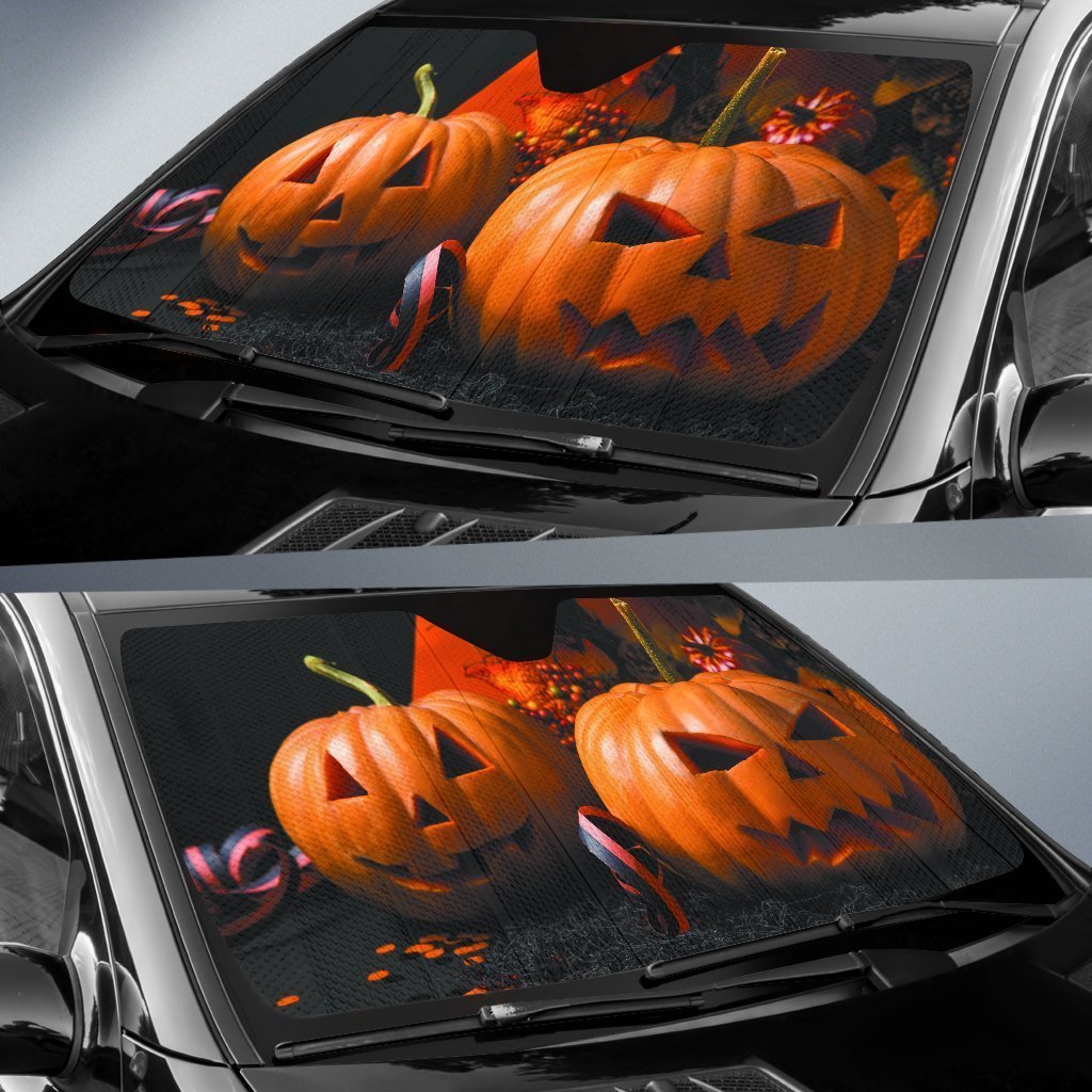 Halloween Pumpkins Auto Sun Shades Amazing Best Gift Ideas 2022