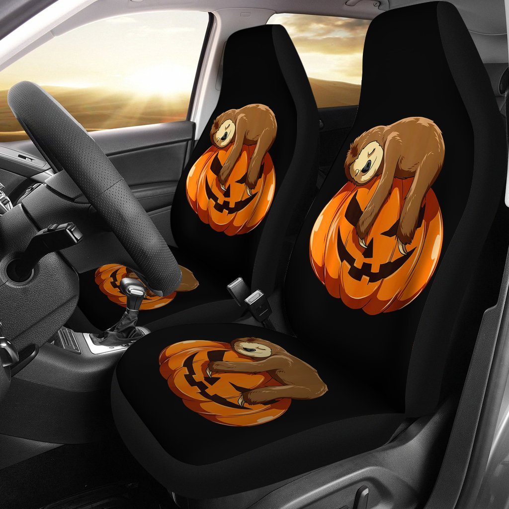 Halloween Sloth Seat Cover