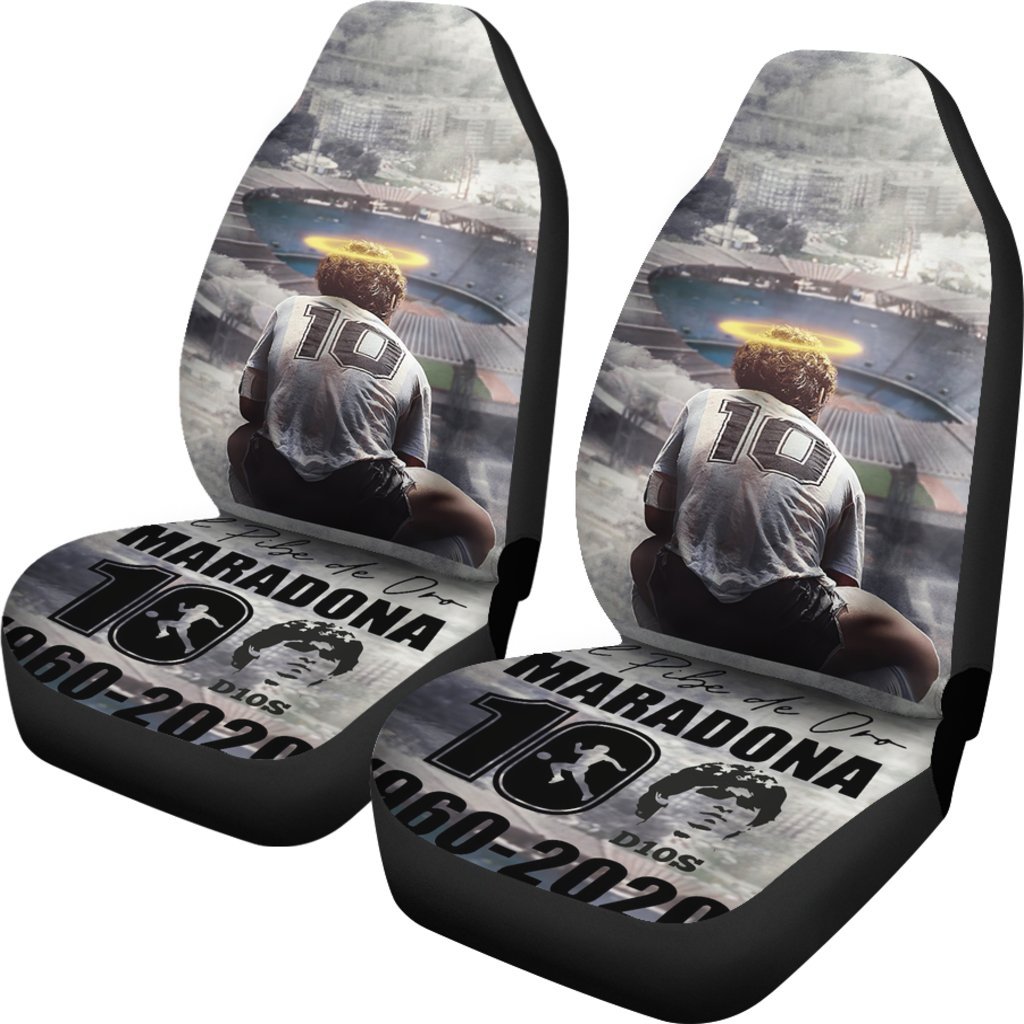 Hand Of God D10S Diego Armando Maradona 10 Rip 1969 2022 Car Seat Covers Gift For Fooball