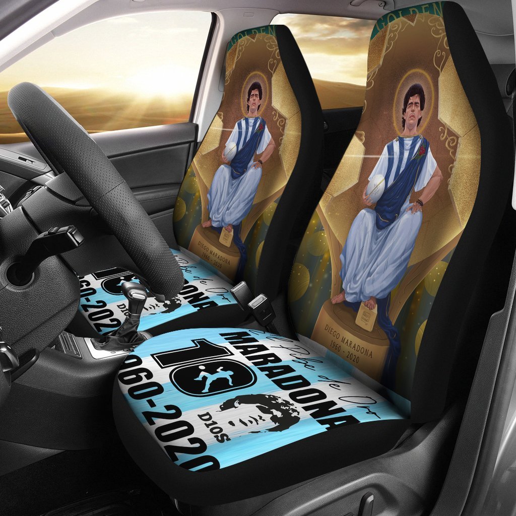 Hand Of God Diego Armando Maradona 10 Rip 1969 2022 Car Seat Covers Gift For Fooball