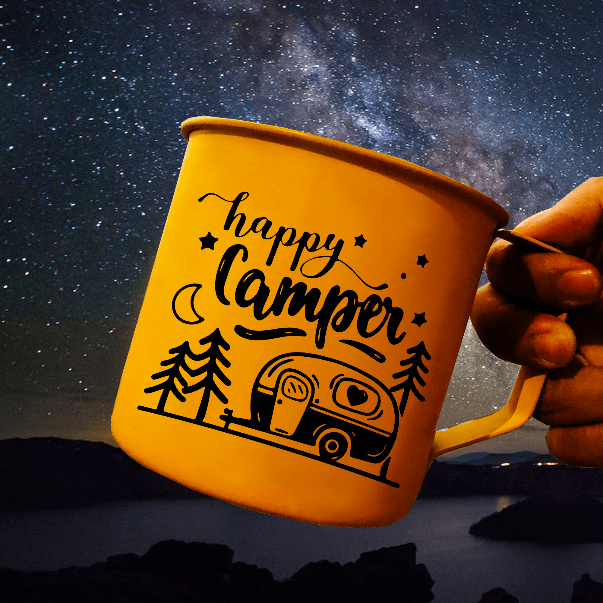 Happy Camper 3 Mc Campfire Travel Mugs 2022