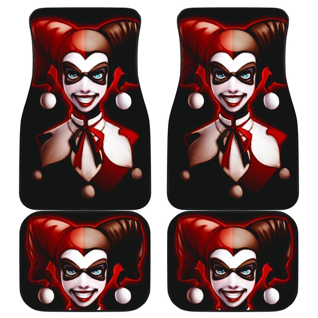 Harley Quinn Clown Suit Dc Comics Car Floor Mats