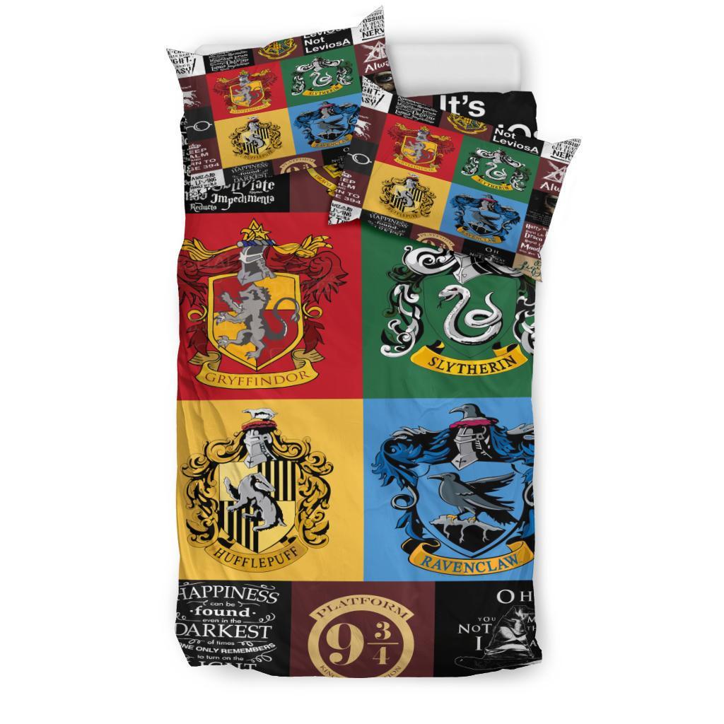 Harry Porter Quilt Bedding Duvet Cover And Pillowcase Set