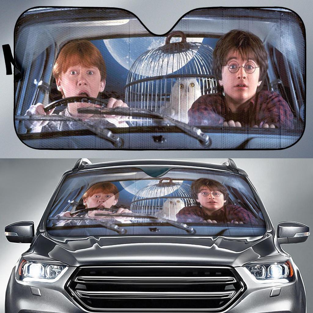 Harry Potter And Ron Auto Sun Shades Amazing Best Gift Ideas 2022