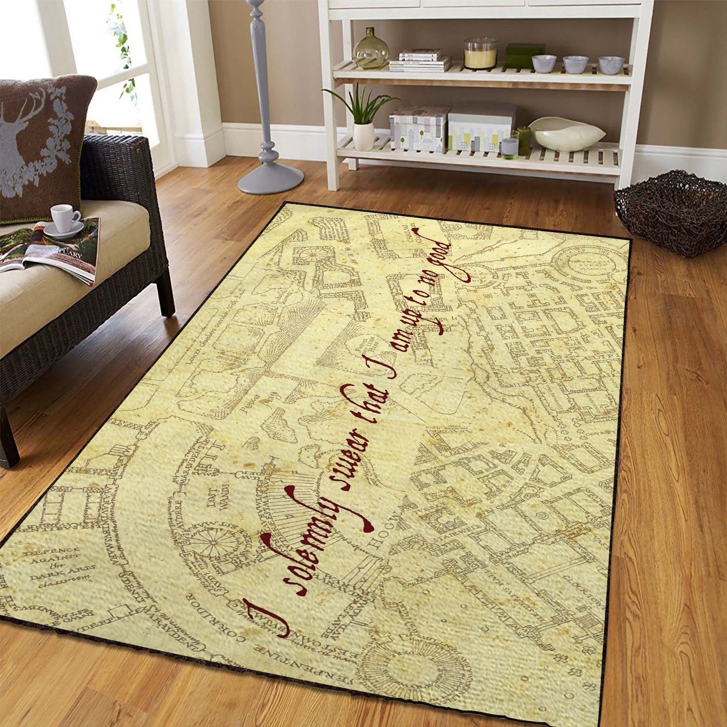 Harry Potter Area Rug Floor Home Room Decor