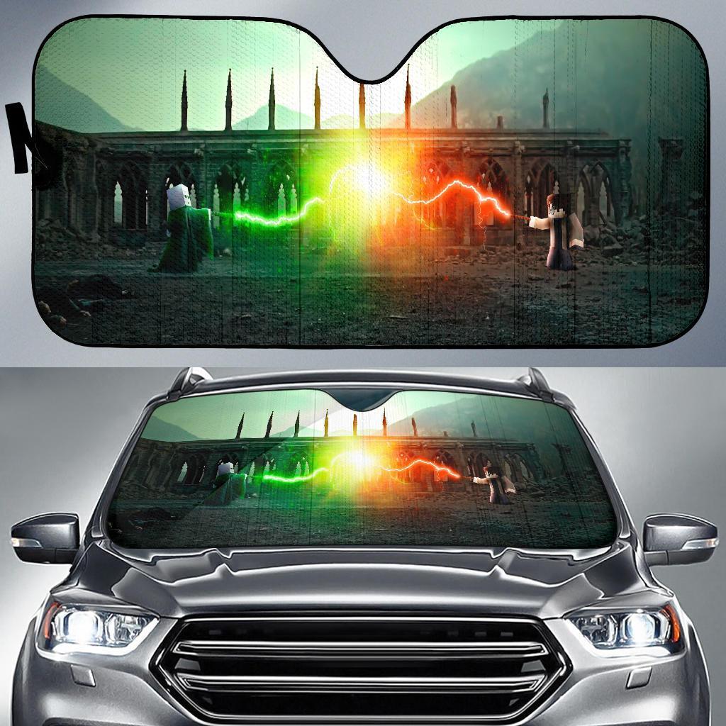 Harry Potter Death Fight Car Sun Shade Gift Ideas 2021