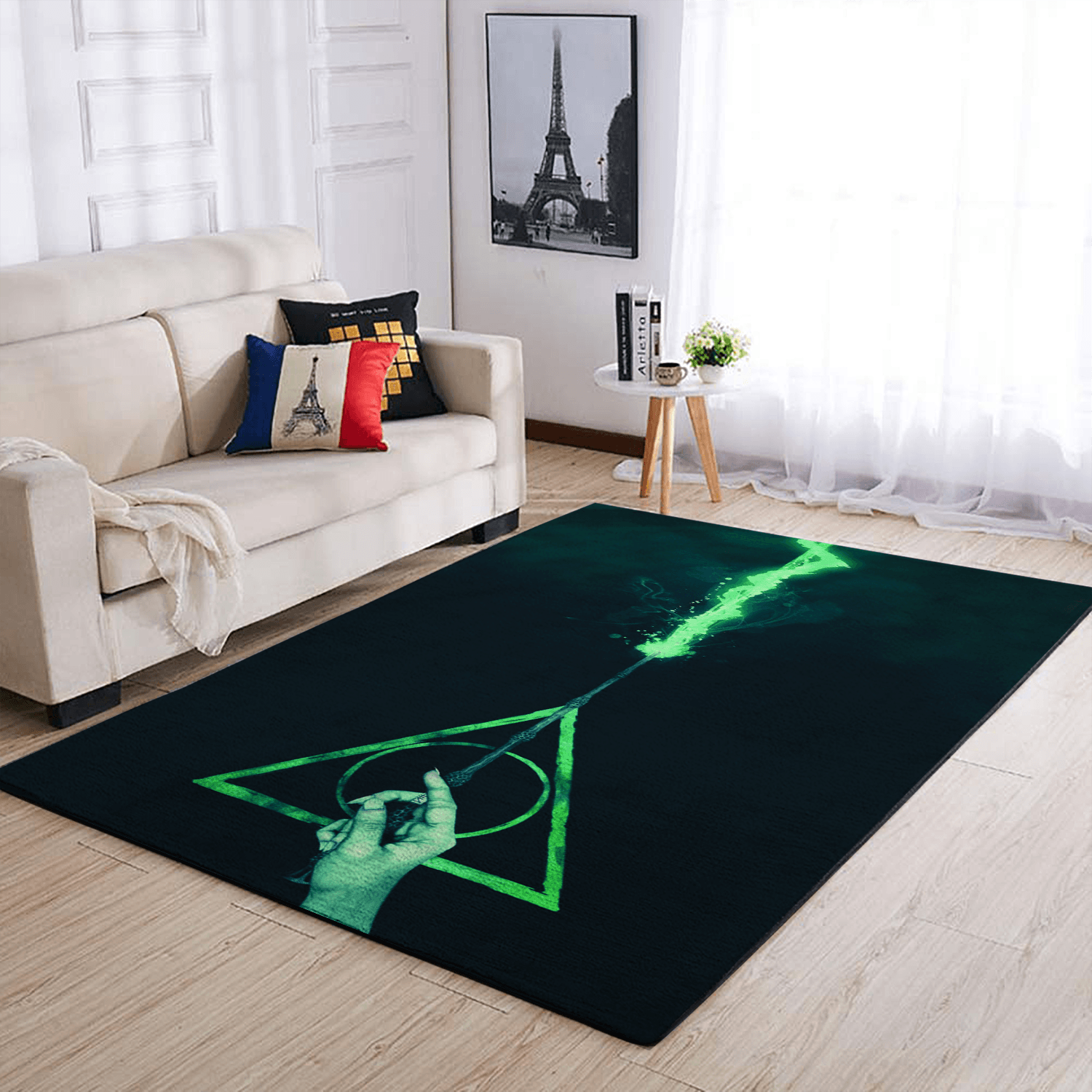 Harry Potter Death Hallows Map Area Rug Home Decor Bedroom Living Room Decor