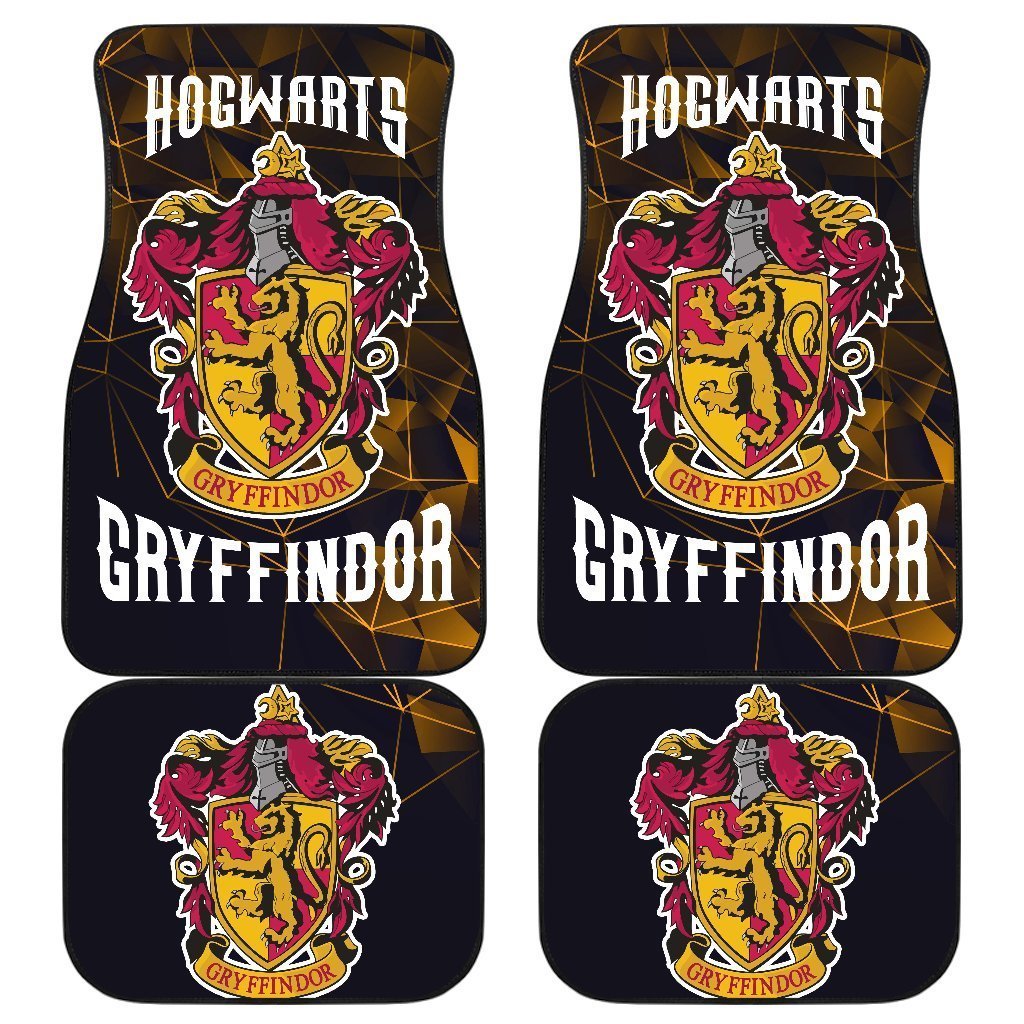 Harry Potter Movie Car Floor Mats Gryffindor Fan Gift