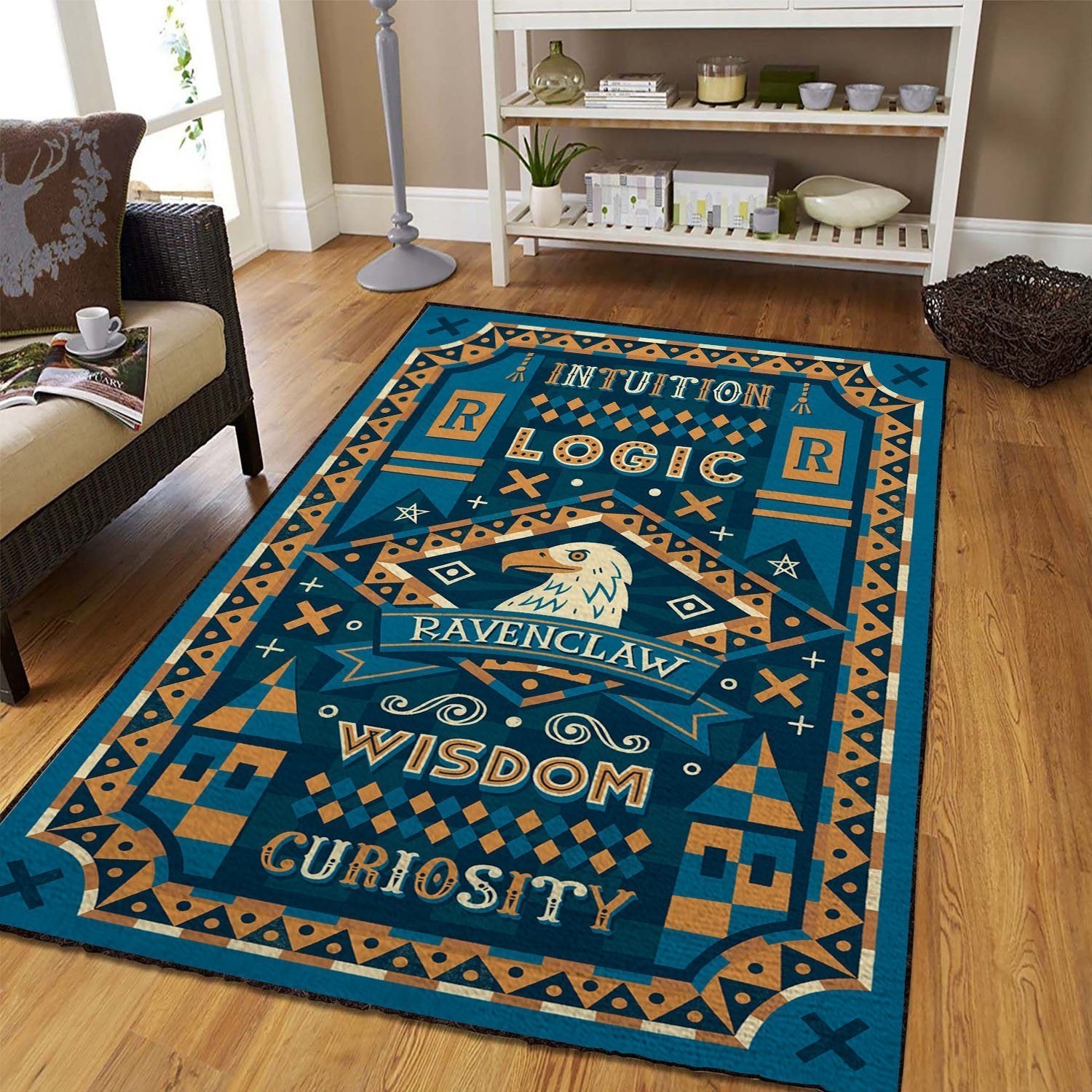 Harry Potter Ravenclaw Area Rug Floor Home Room Decor