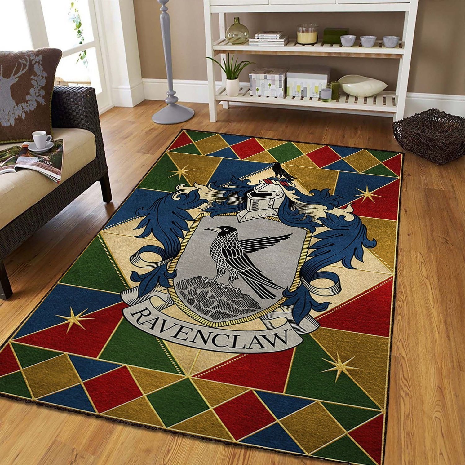 Harry Potter Ravenclaw Area Rug Home Decor Bedroom Living Room Decor