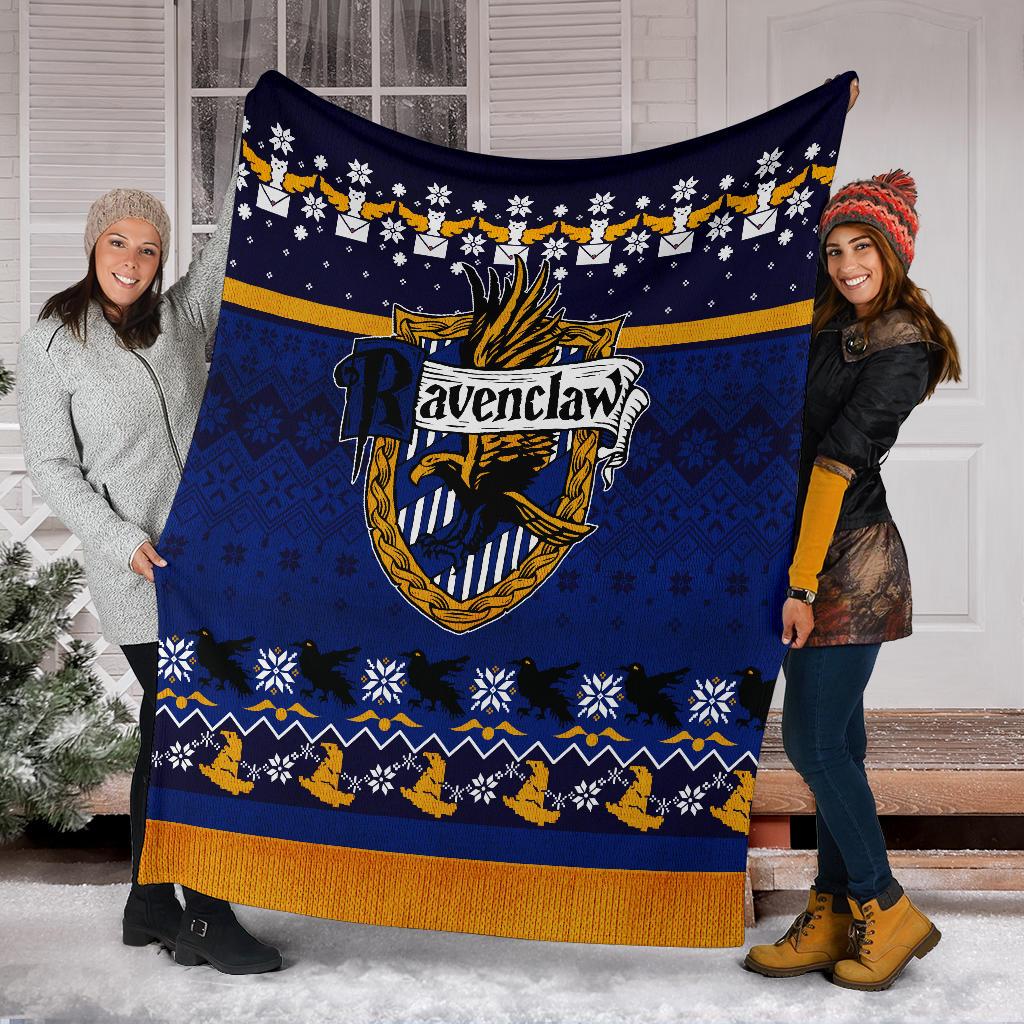 Harry Potter Ravenclaw Ugly Christmas Custom Blanket Home Decor