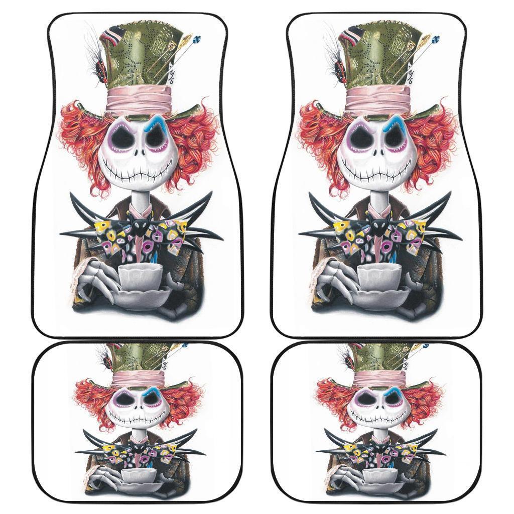 Hat Maker Alice In Wonderland In White Theme Car Floor Mats