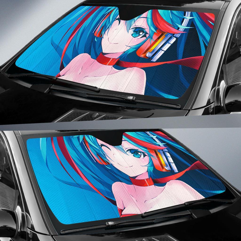 Hatsune Miku Good Smile Racing 4K Car Sun Shade Gift Ideas 2022