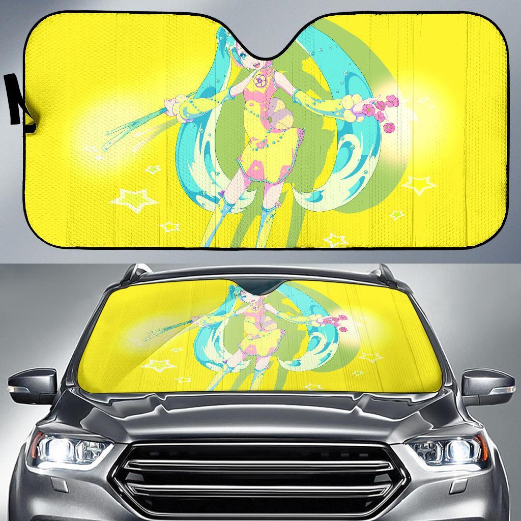 Hatsune Miku Vocaloid Japanese 4K Car Sun Shade Gift Ideas 2022