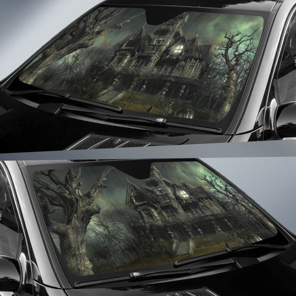 Haunted House Halloween Sun Shade Gift Ideas 2022