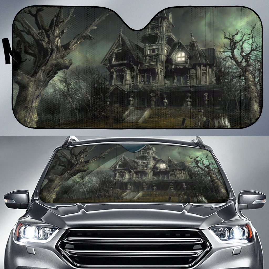 Haunted House Halloween Sun Shade Gift Ideas 2022