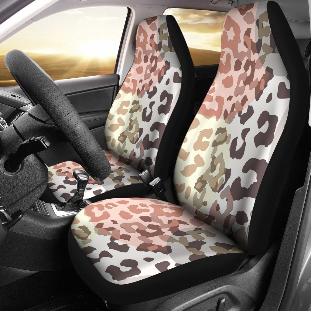 Hd Art Cheetah Print Car Seat Covers