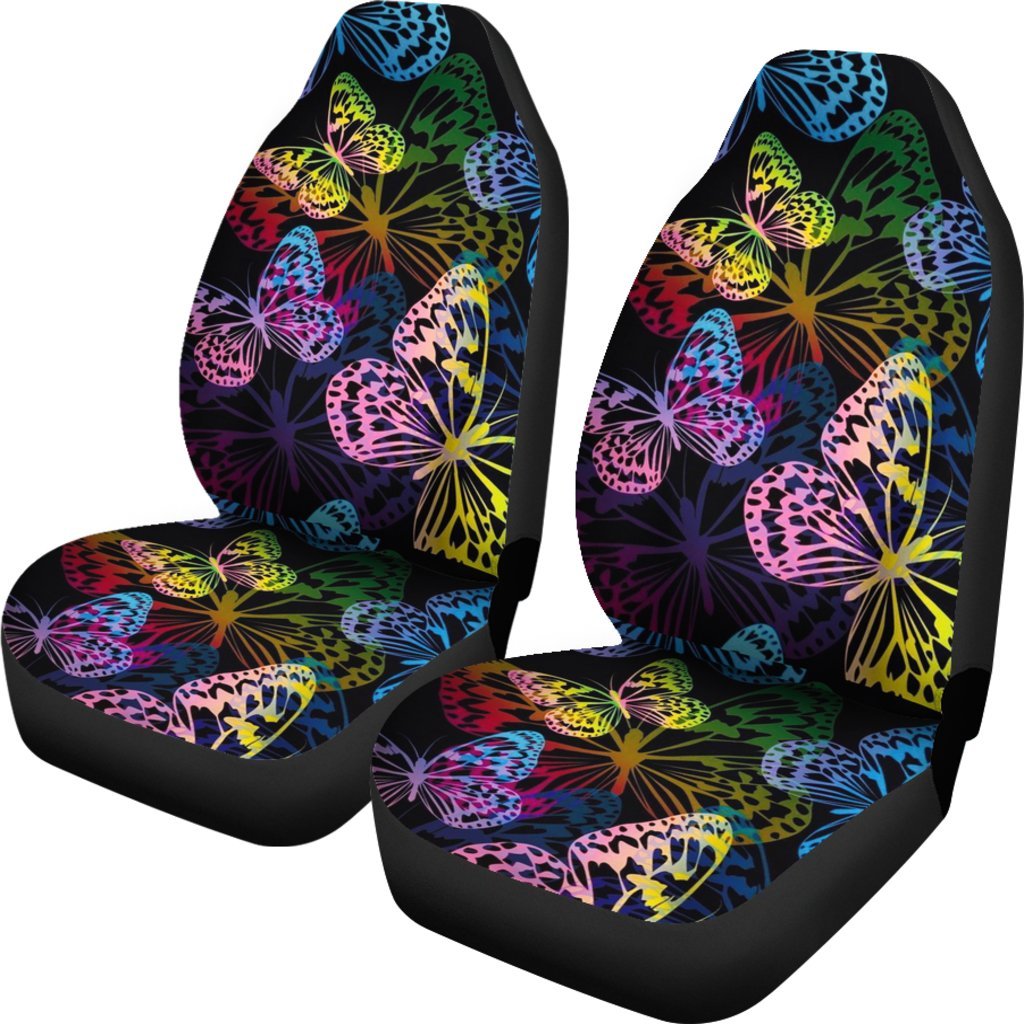 Hd Colorful Butterfly Car Seat Covers