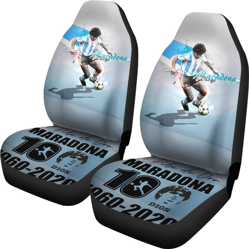 Hd Cool Diego Armando Maradona 10 Rip 1969 2022 Car Seat Covers Gift For Fooball