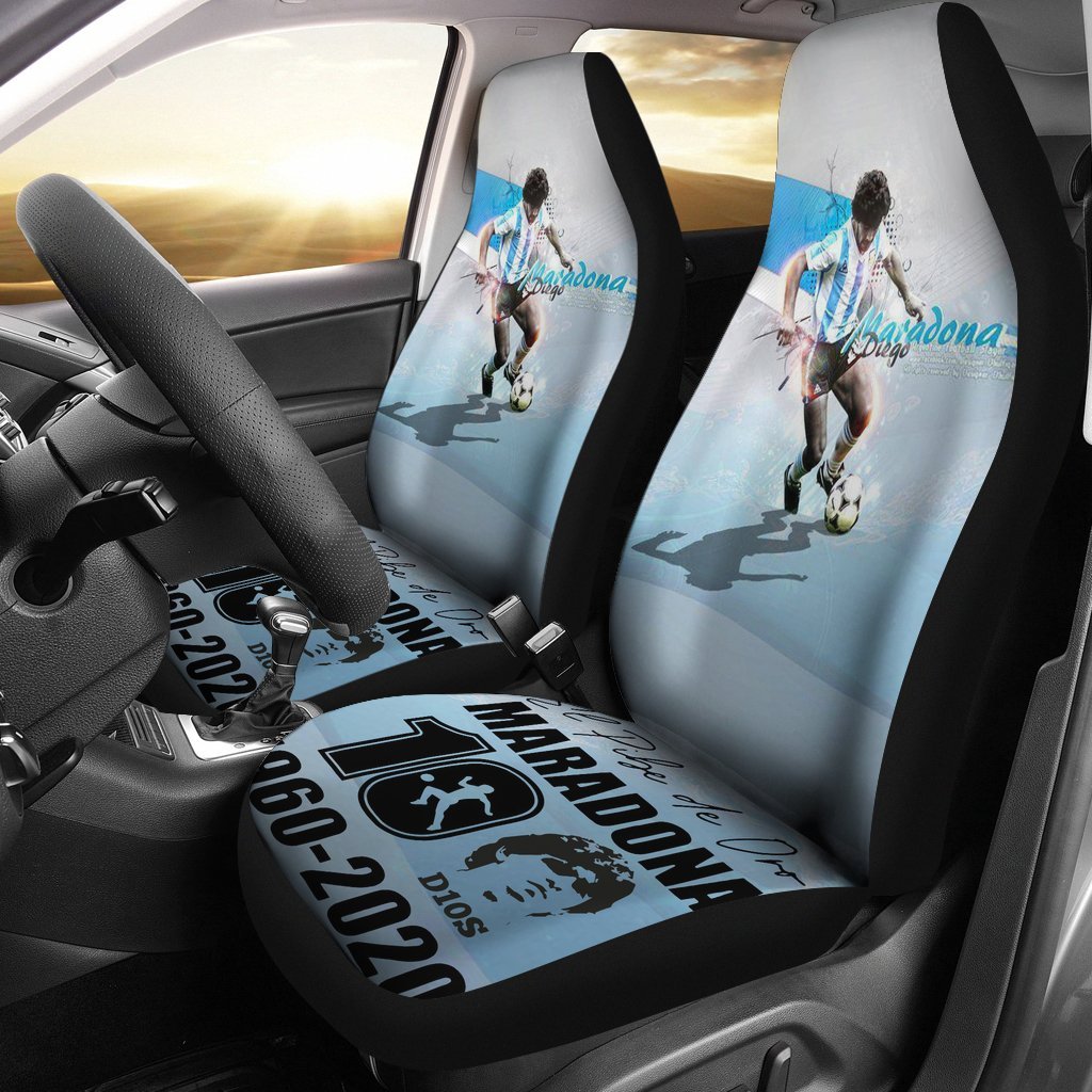 Hd Cool Diego Armando Maradona 10 Rip 1969 2022 Car Seat Covers Gift For Fooball