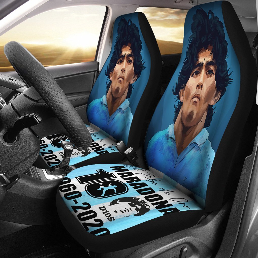 Hd Diego Armando Maradona 10 Rip 1969 2022 Car Seat Covers Gift For Fooball