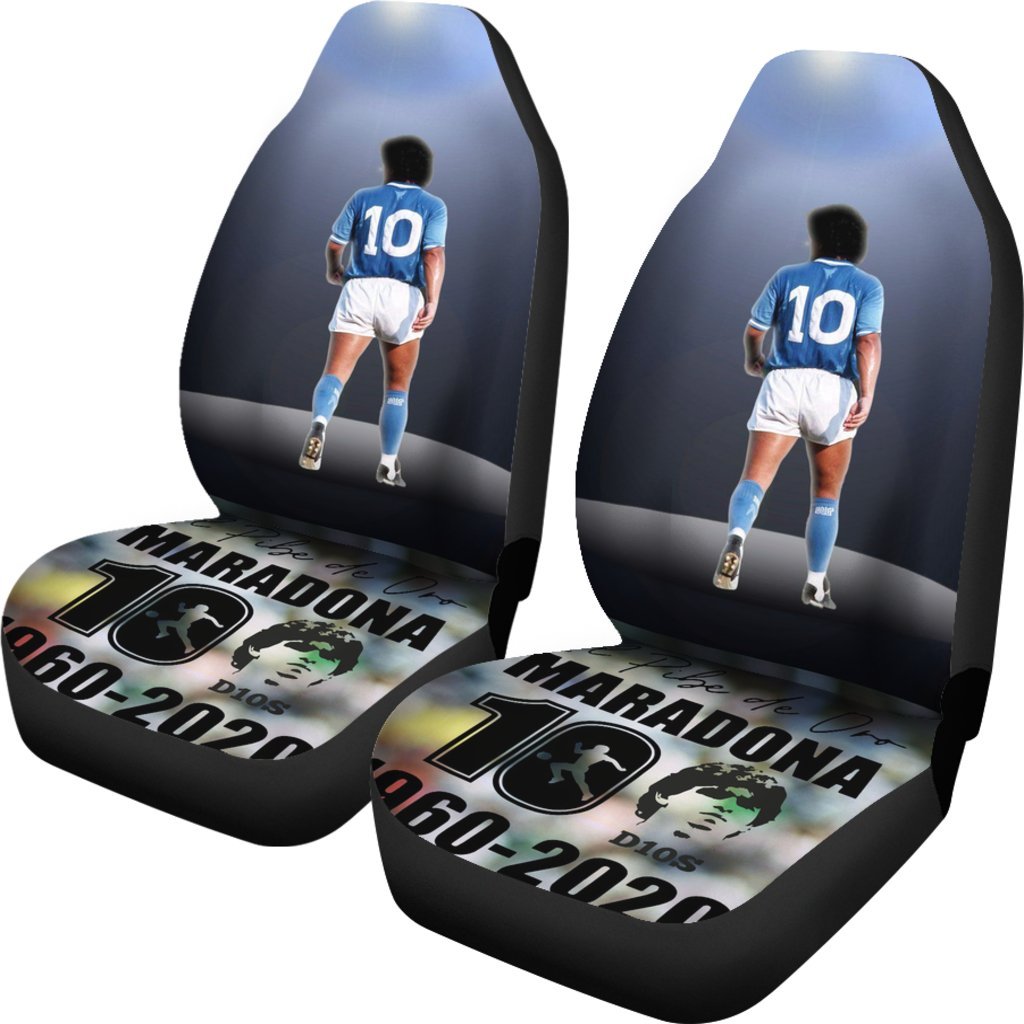 Hd Legend Diego Armando Maradona 10 Rip 1969 2022 Car Seat Covers Gift For Fooball