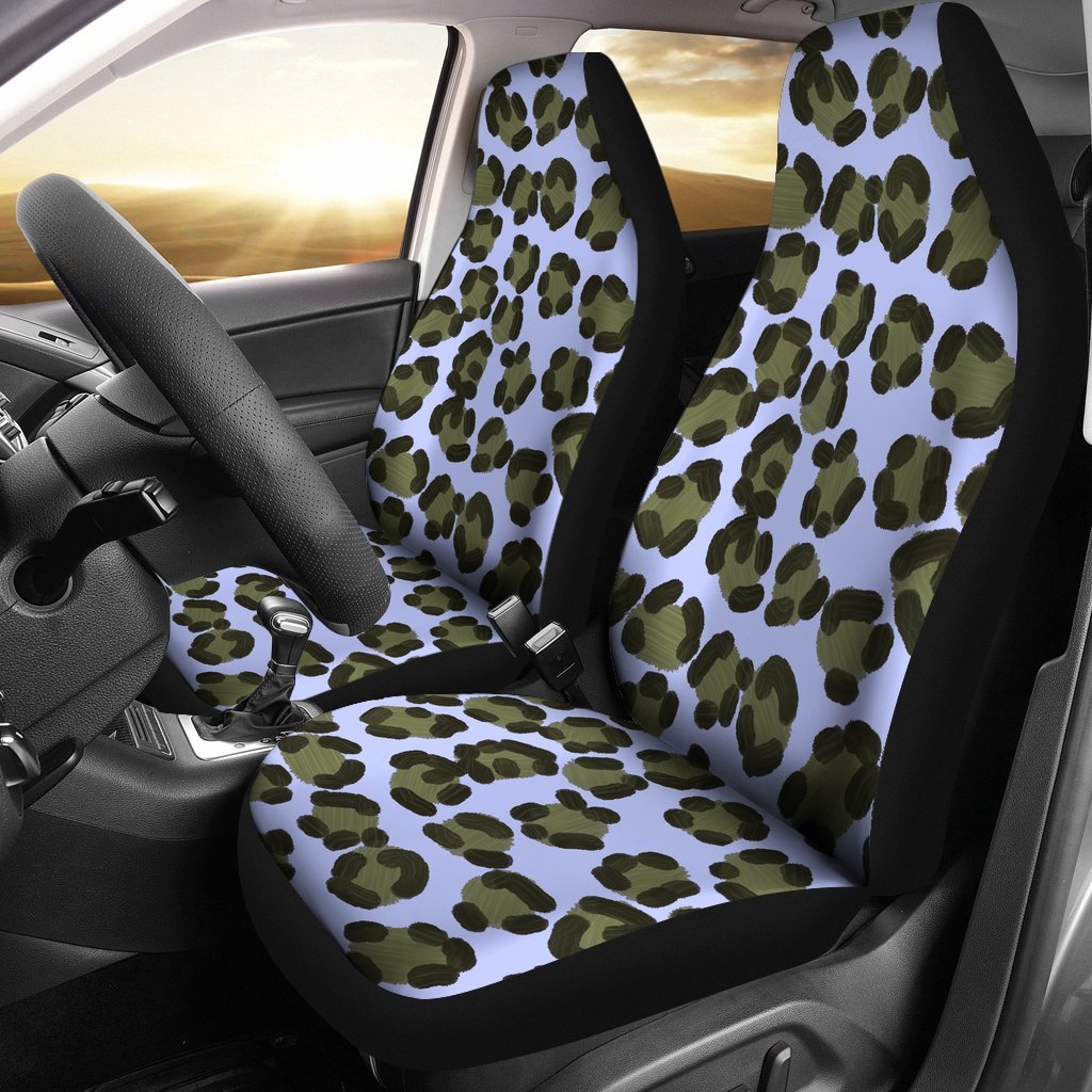 Hd Painting Cheetah Print Car Seat Covers