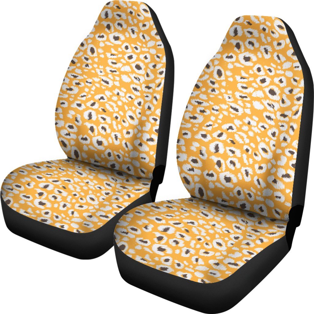 Hd Yellow Cheetah Print Car Seat Covers