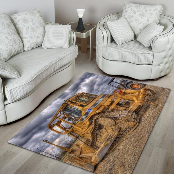 Heavy Equipment Area Rug 01922 Home Decor Bedroom Living Room Decor