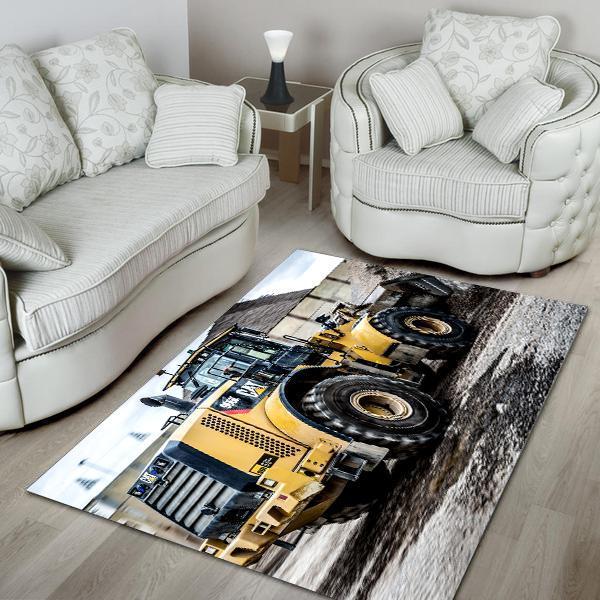 Heavy Equipment Area Rug 01923 Home Decor Bedroom Living Room Decor