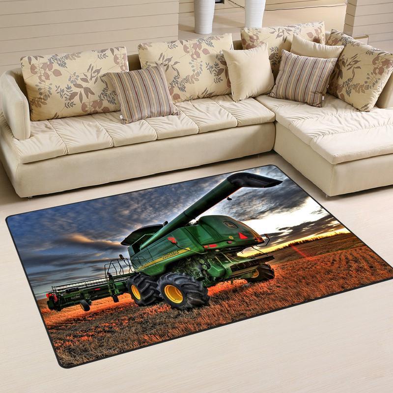 Heavy Equipment Area Rug 01927 Home Decor Bedroom Living Room Decor