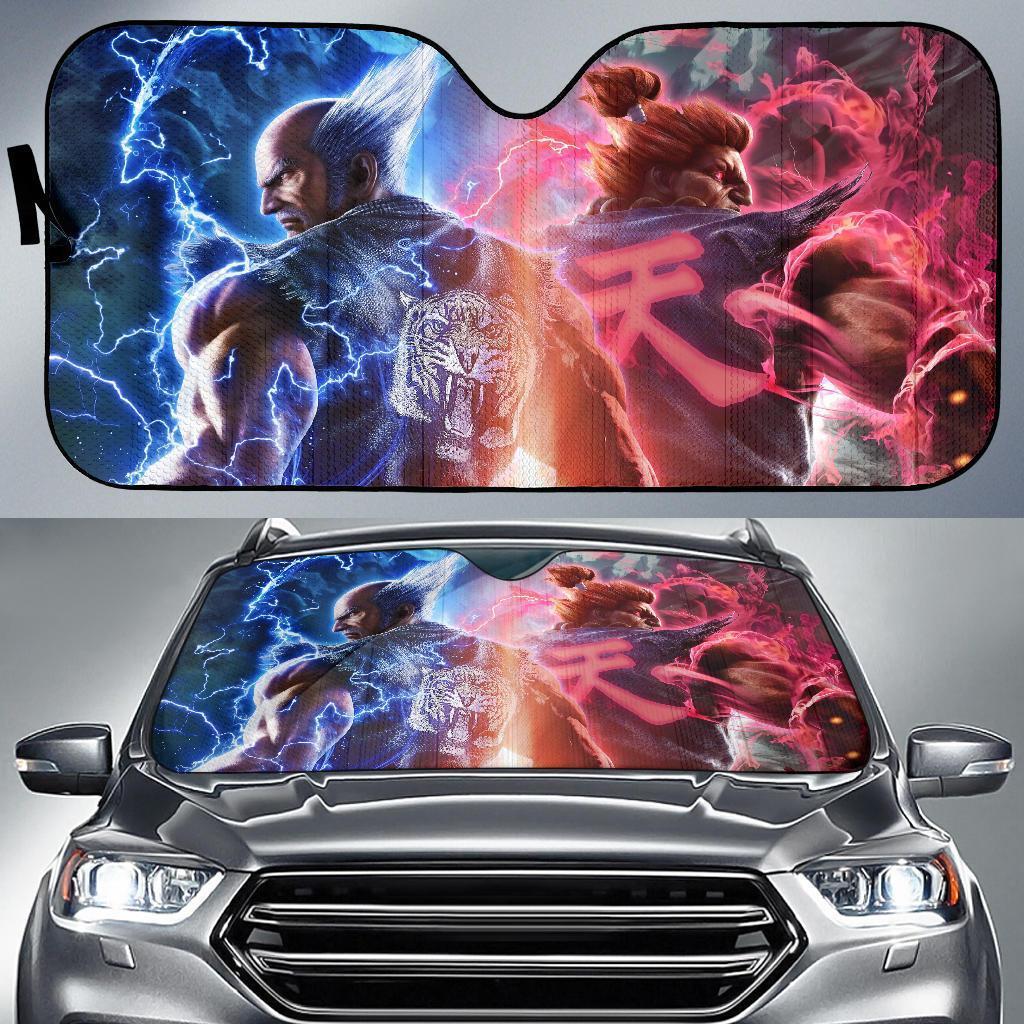 Heihachi Vs Akuma Street Fighter Car Sun Shades Amazing Best Gift Ideas 2022