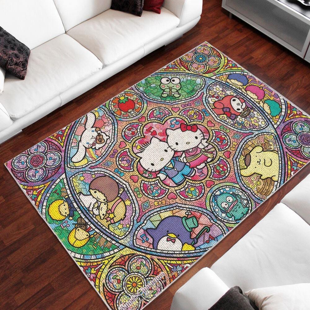 Hello Kitty Area Rug Home Decor Bedroom Living Room Decor