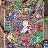 Hello Kitty Glasses Mock Jigsaw Puzzle Kid Toys