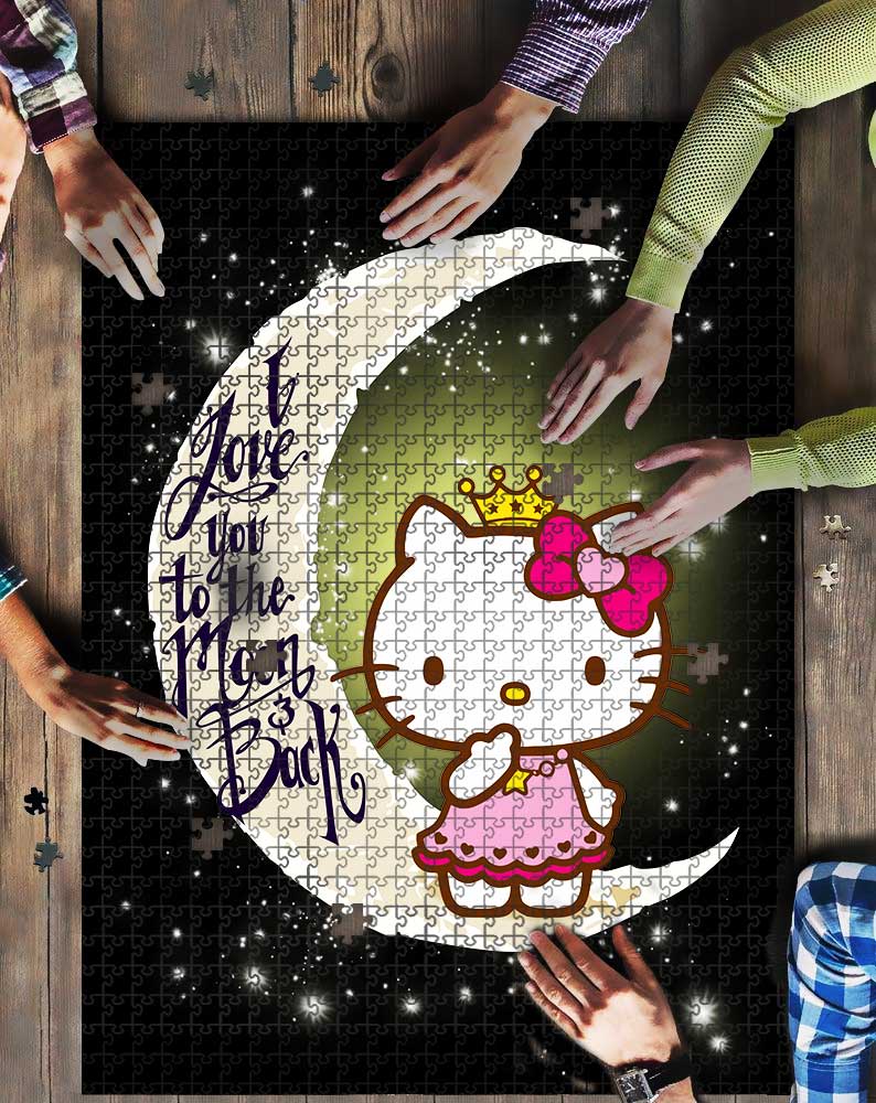 Hello Kitty Love To The Moon Mock Jigsaw Puzzle Kid Toys