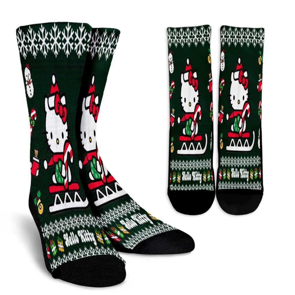 Hello Kitty Ugly Christmas Sweater Noel Socks Perfect Christmas Gift