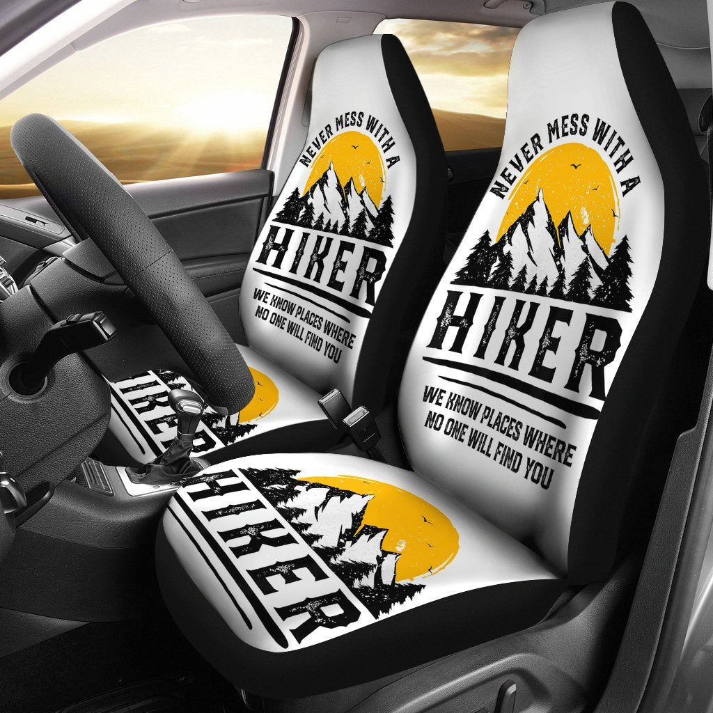 Hiker Gift Hiking Lover Outdoor Car Seat Covers