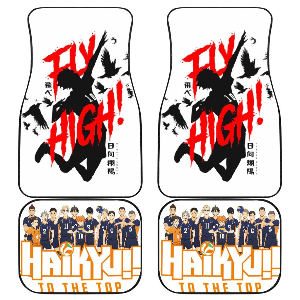 Hinata Haikyuu!! Anime Car Floor Mats Custom Car Accessories Car Decor 2022