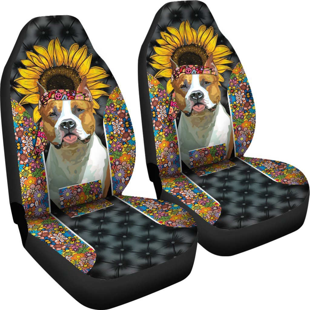 Hippie Bulldog Premium Custom Car Seat Covers Decor Protector