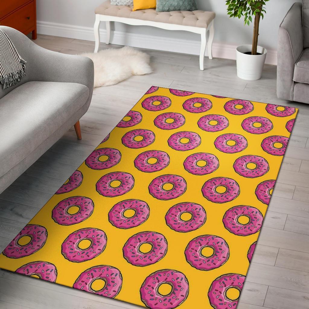 Homer Simpson Donut Area Rug Carpet