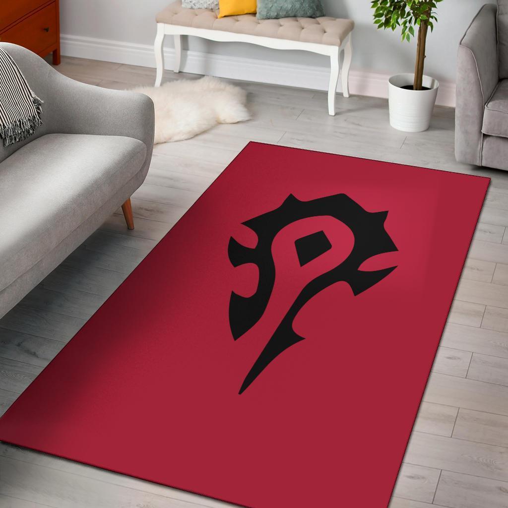 Horde Logo Area Rug Carpet