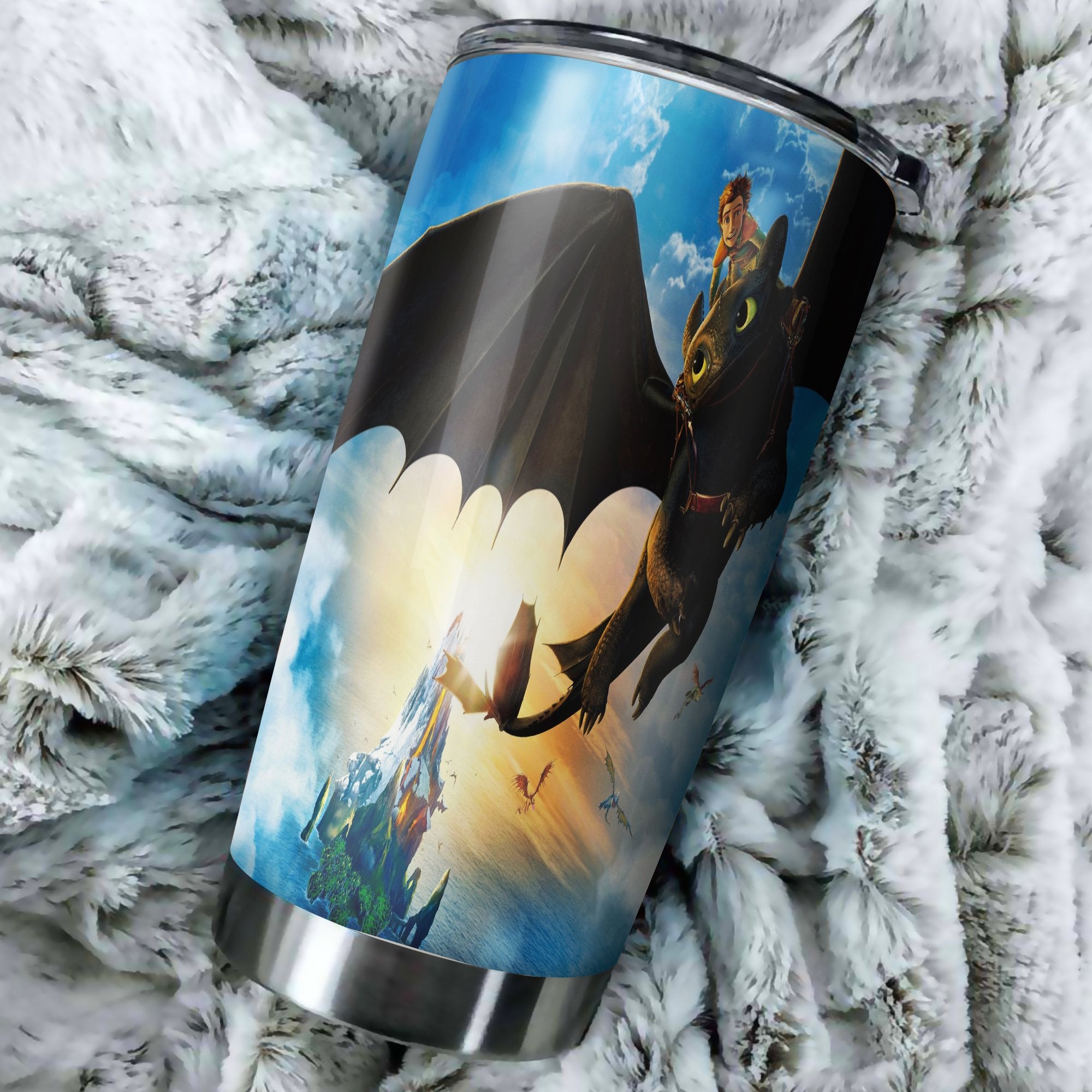 How To Train Your Dragon Dawn Tumbler Perfect Birthday Best Gift Stainless Traveling Mugs 2021