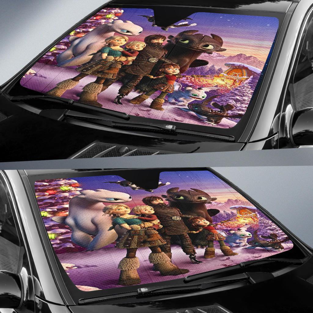 How To Train Your Dragon Homecoming Car Sun Shade Gift Ideas 2022