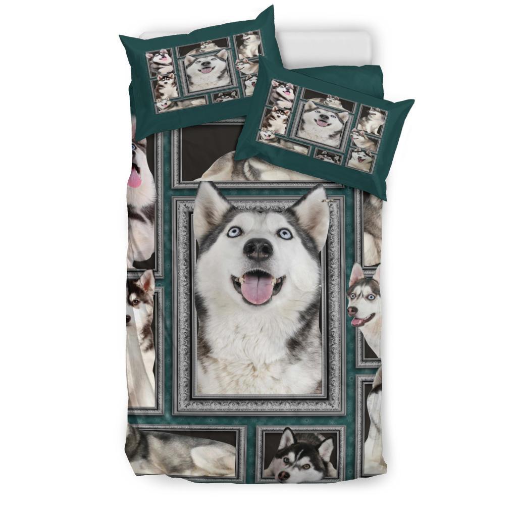 Husky Bedding Set Duvet Cover And Pillowcase Set