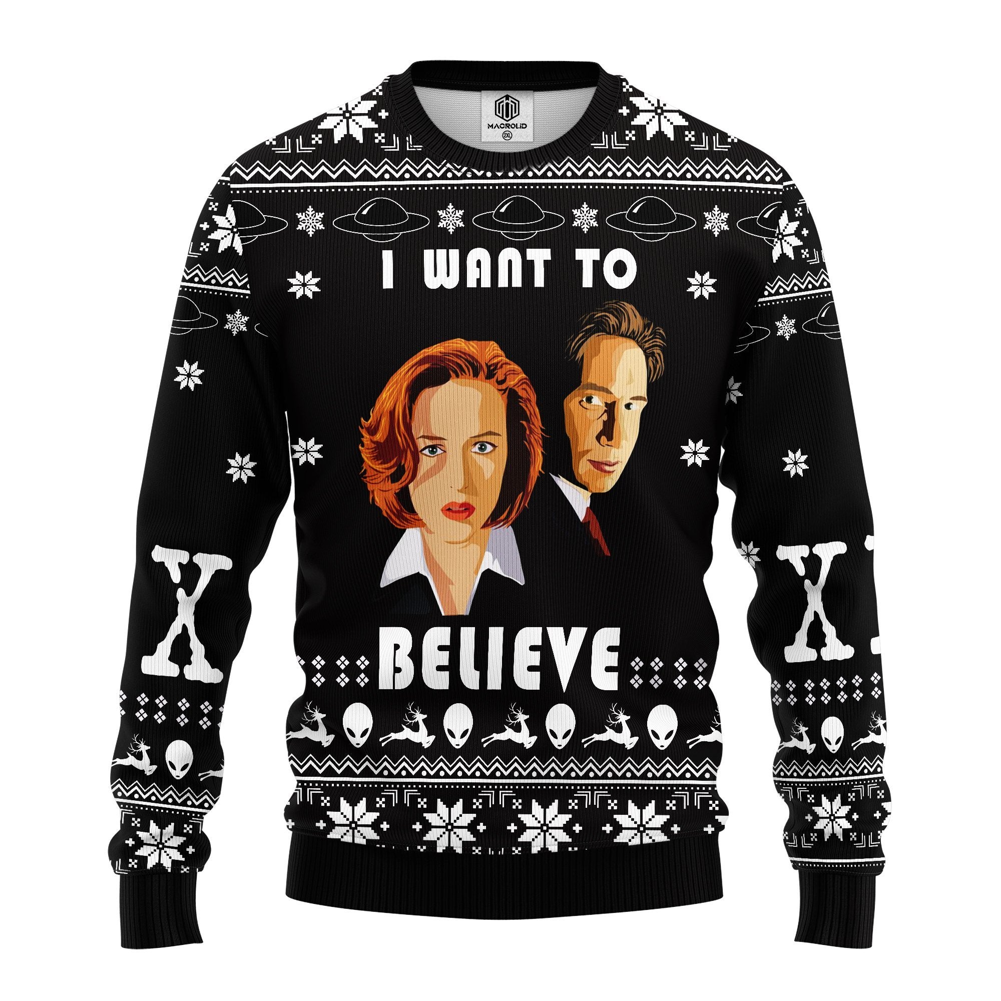 I Want To Believe Ugly Christmas Sweater Amazing Gift Idea Thanksgiving Gift