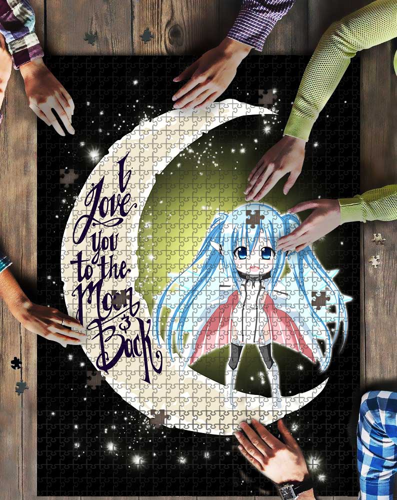 Ice Girl Love To The Moon Mock Jigsaw Puzzle Kid Toys