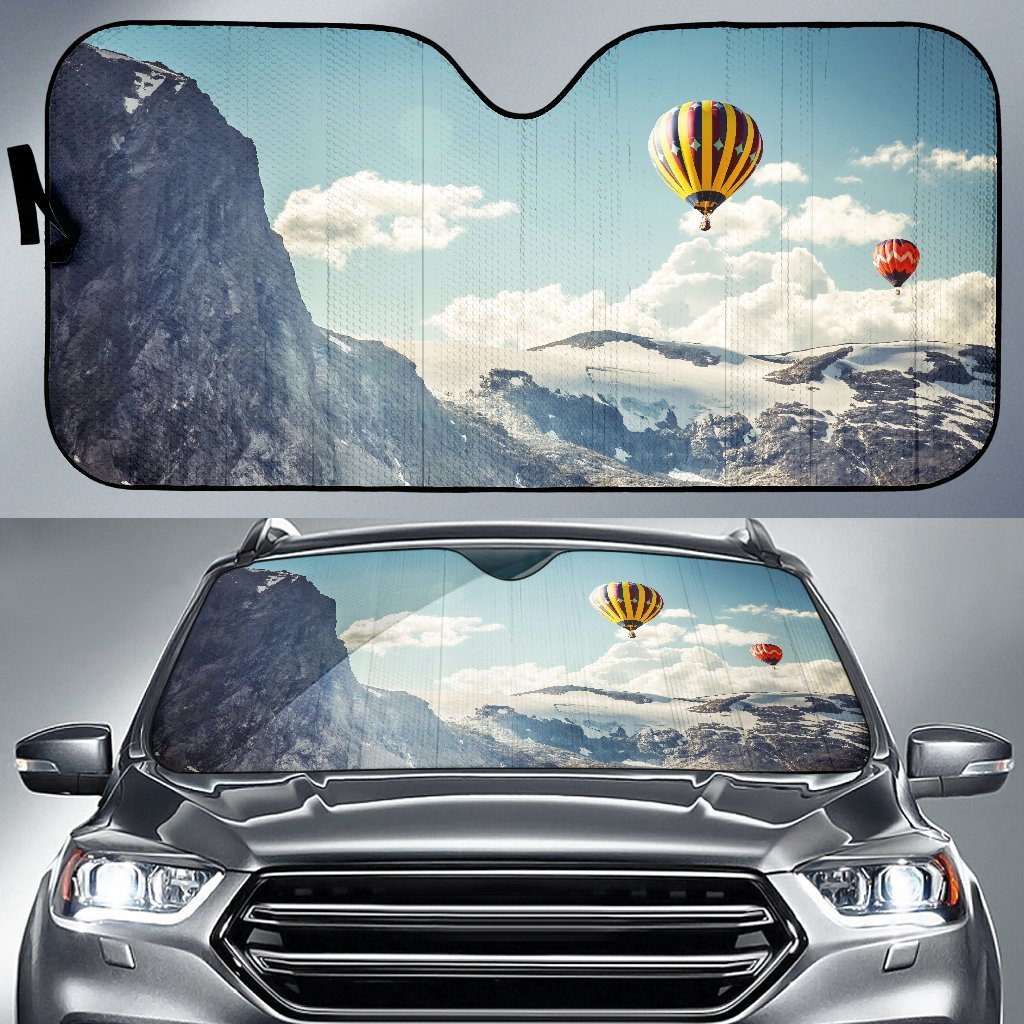 Iceland Ballons Mountains Sun Shade Gift Ideas 2021