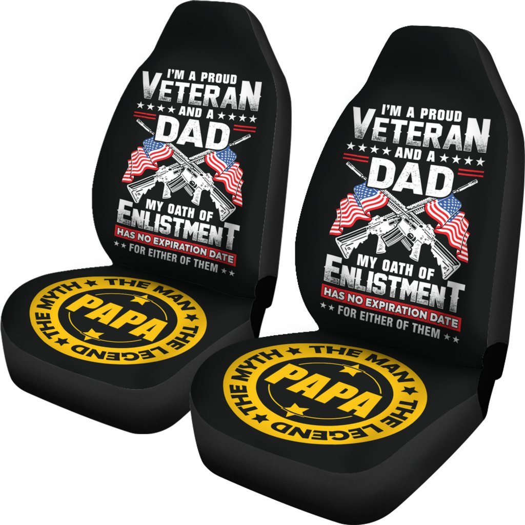 I'M A Proud Veteran And A Dad. Car Seat Covers
